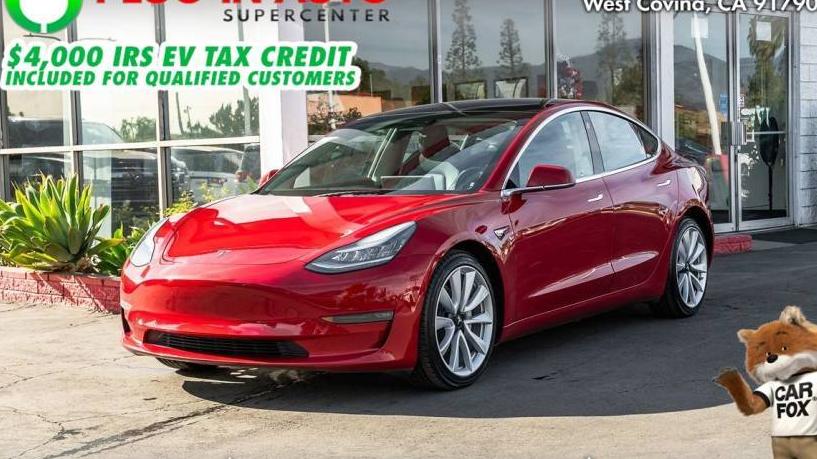 TESLA MODEL 3 2018 5YJ3E1EA7JF118247 image